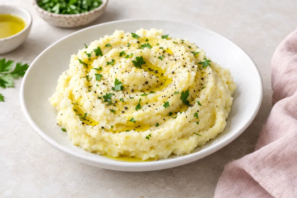 Olive Oil Mashed Potatoes