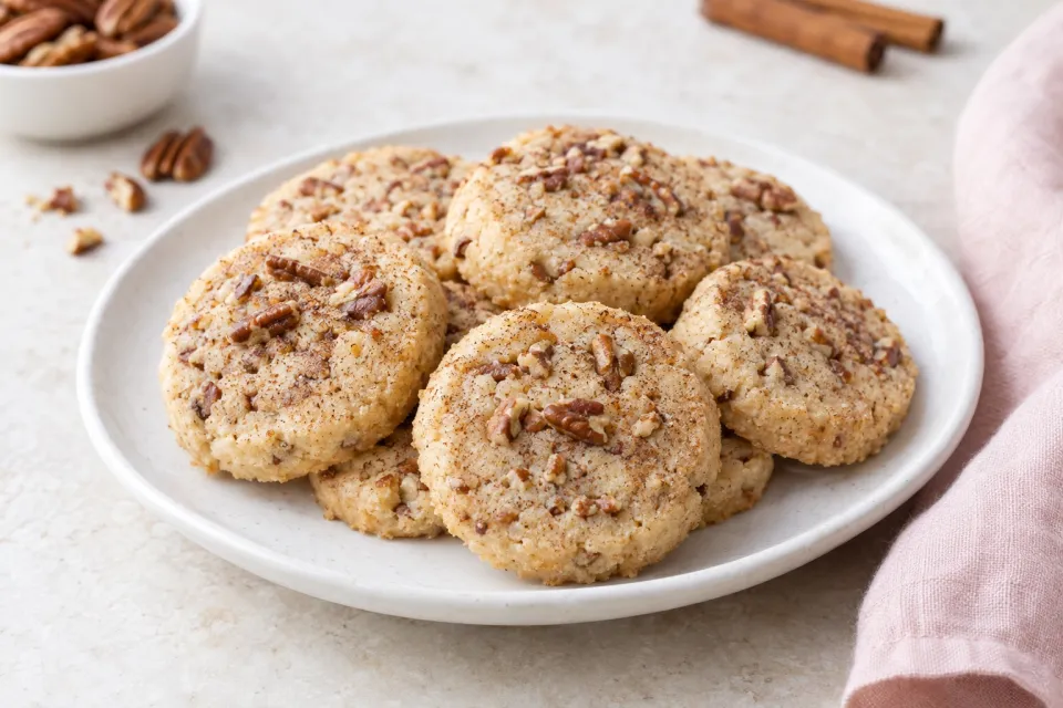 Cinnamon Pecan Sandies