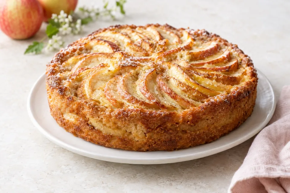 Buttery Apple Torte