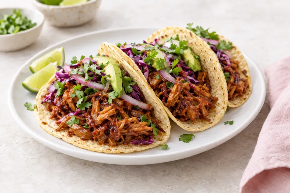 BBQ Pulled Jackfruit Tacos