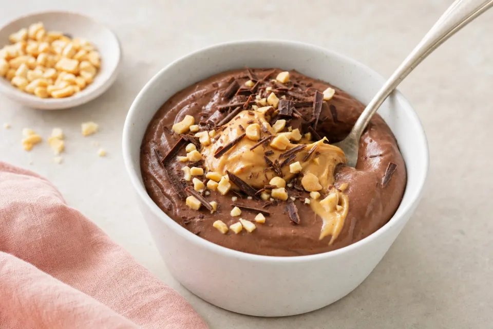 Vegan Chocolate-Peanut Butter Pudding Cups