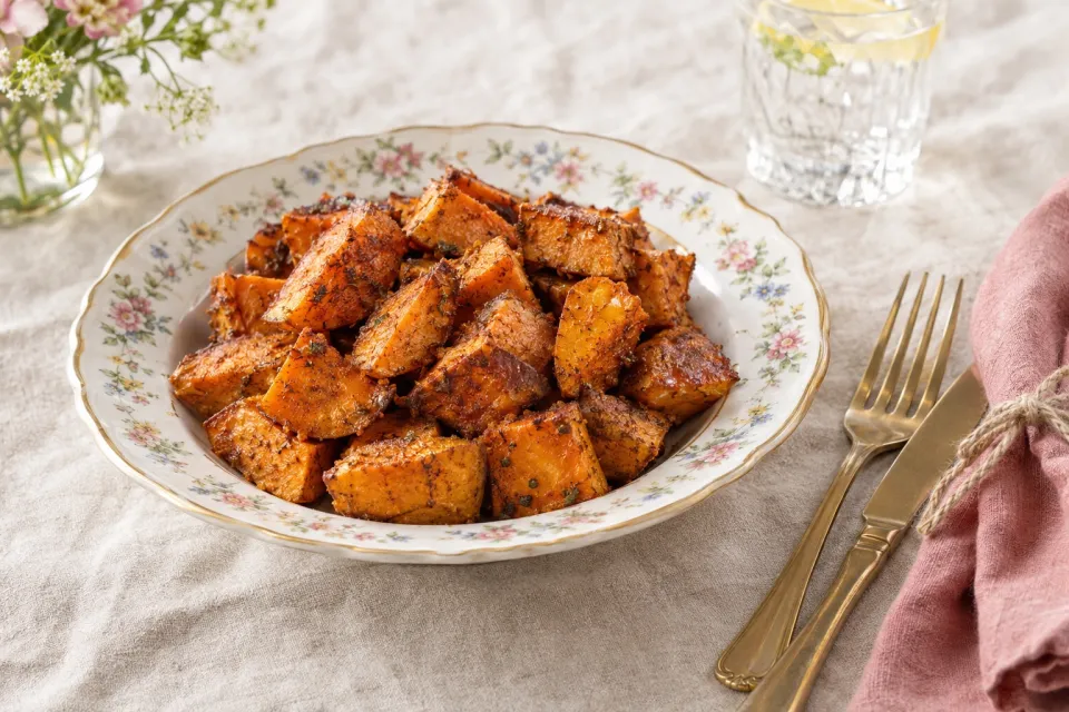 Roasted Sweet Potatoes Recipe with Five-Spice Powder