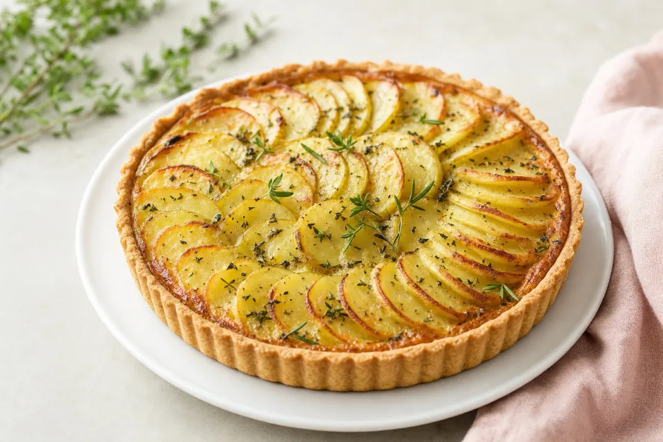 Potato Herb Tart