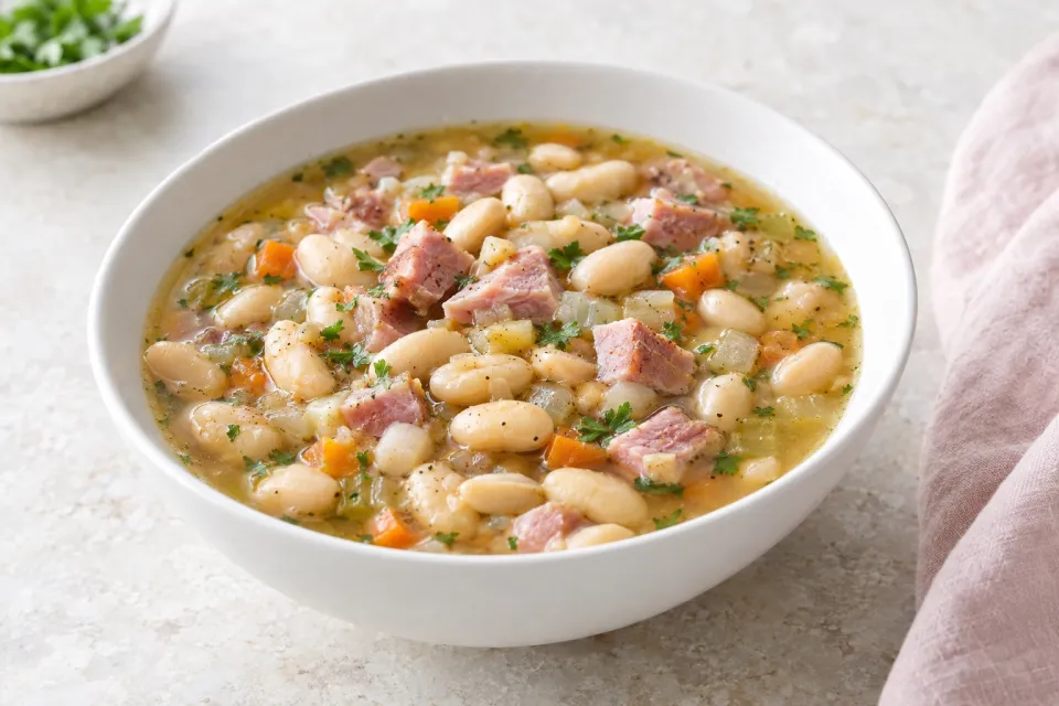 White Bean and Ham Soup