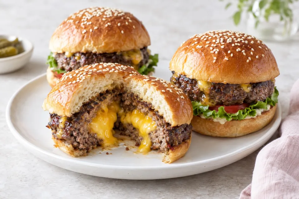 Stuffed Burgers