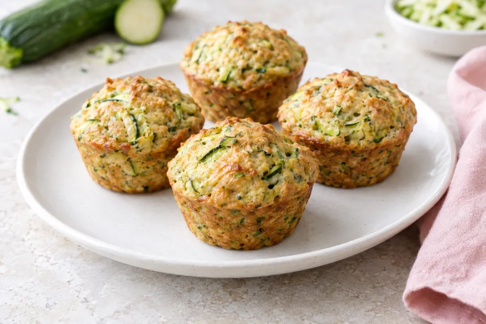 Healthy Zucchini Muffins