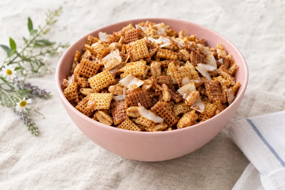 Coconut Oil Chex Mix