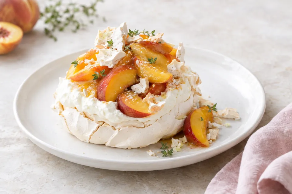 Peaches and Meringue