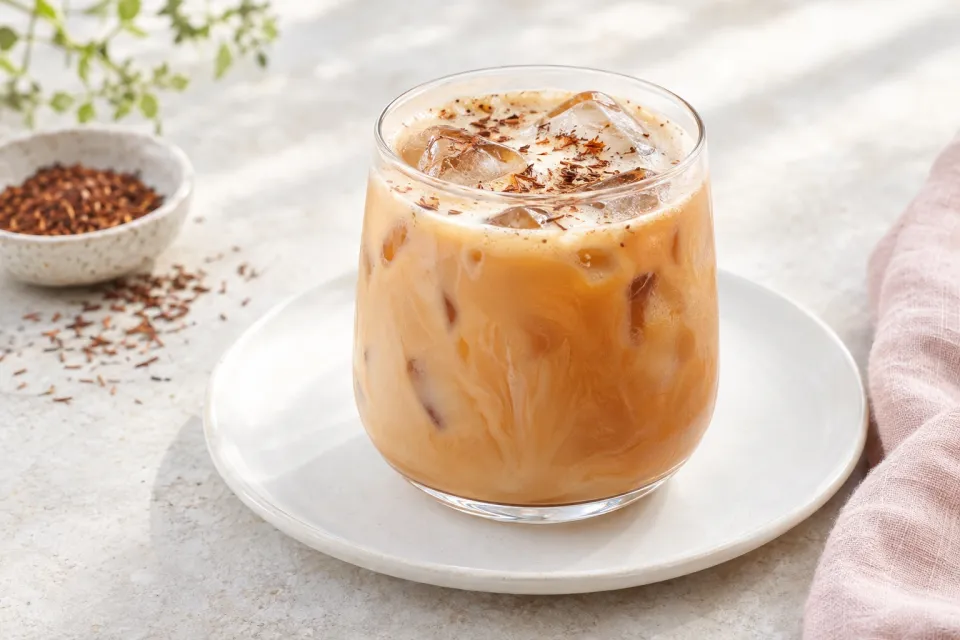 5-Minute Iced Rooibos Latte