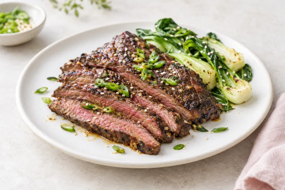 Miso-Marinated Flank Steak