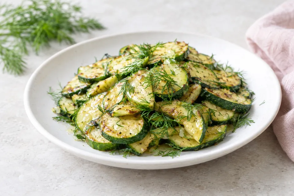 Sautéed Zucchini With Dill