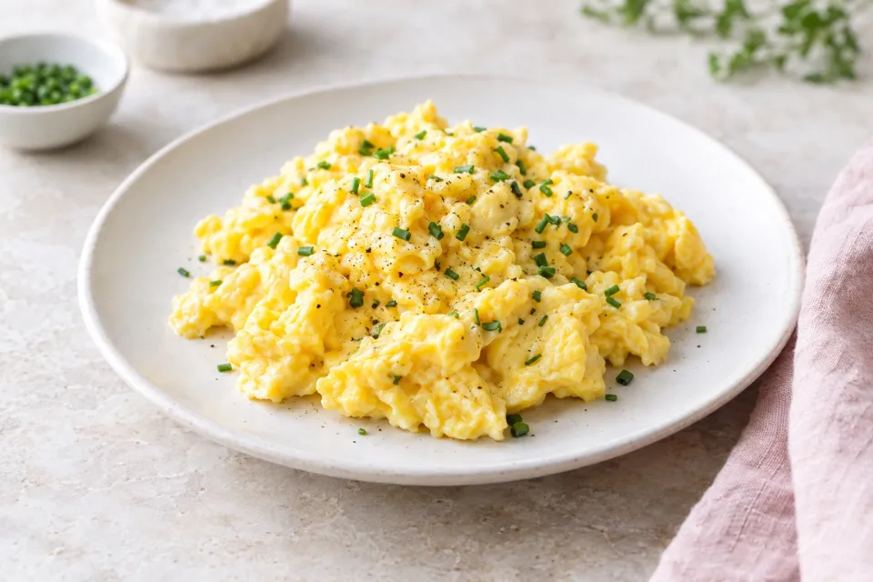 How to Make Fluffy Scrambled Eggs