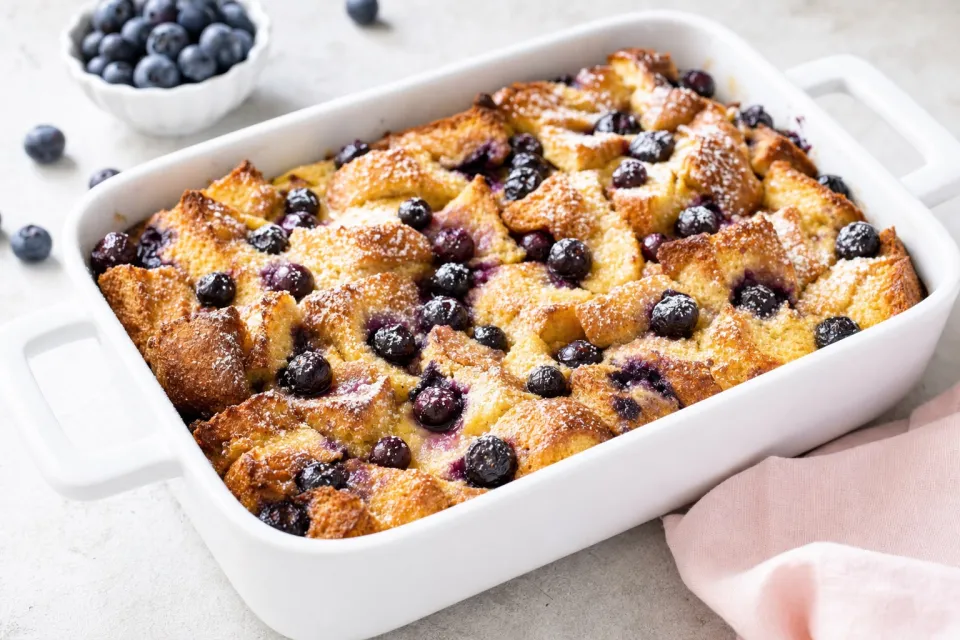 Baked Blueberry French Toast Casserole