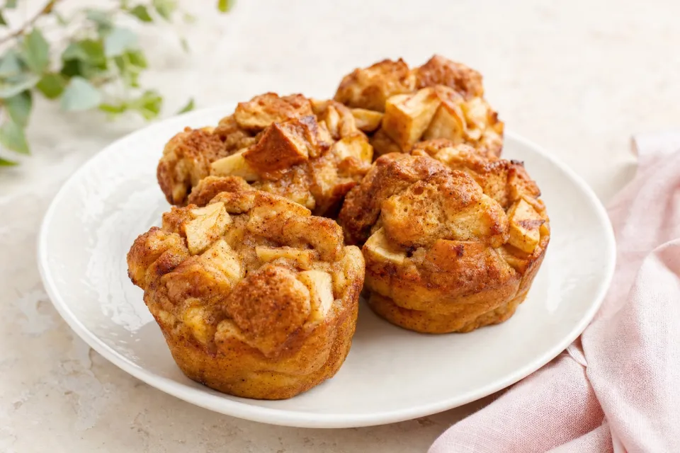 Apple-Cinnamon French Toast Muffins