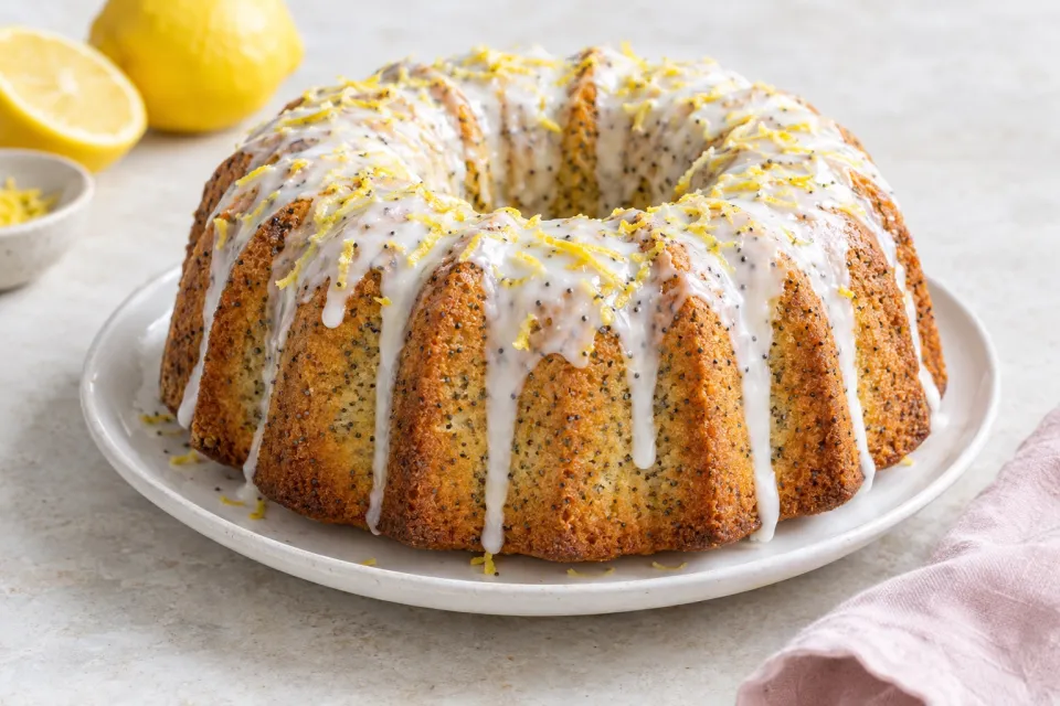 Lemon Poppy Seed Bundt Cake