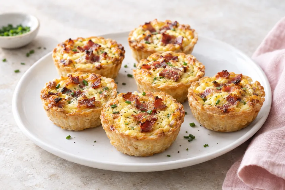 Mini Bacon Quiches