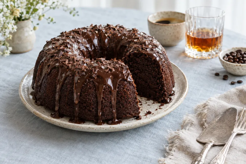 Chocolate Bourbon Cake