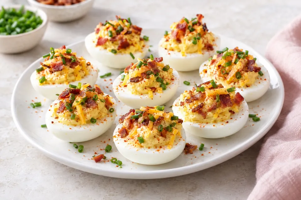 Loaded Deviled Eggs