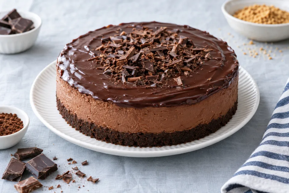 Triple Chocolate Cheesecake