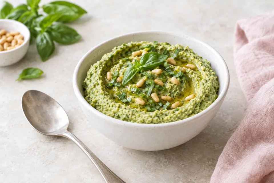 Basil Hummus