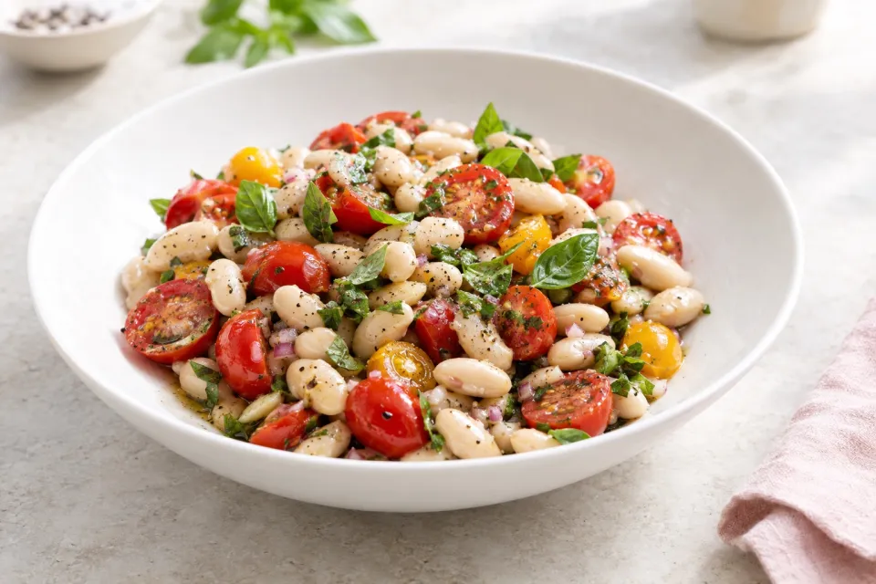 White Bean and Cherry Tomato Salad
