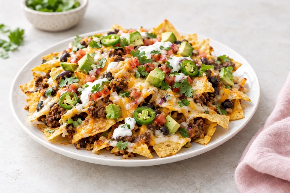 Loaded Sheet Pan Nachos
