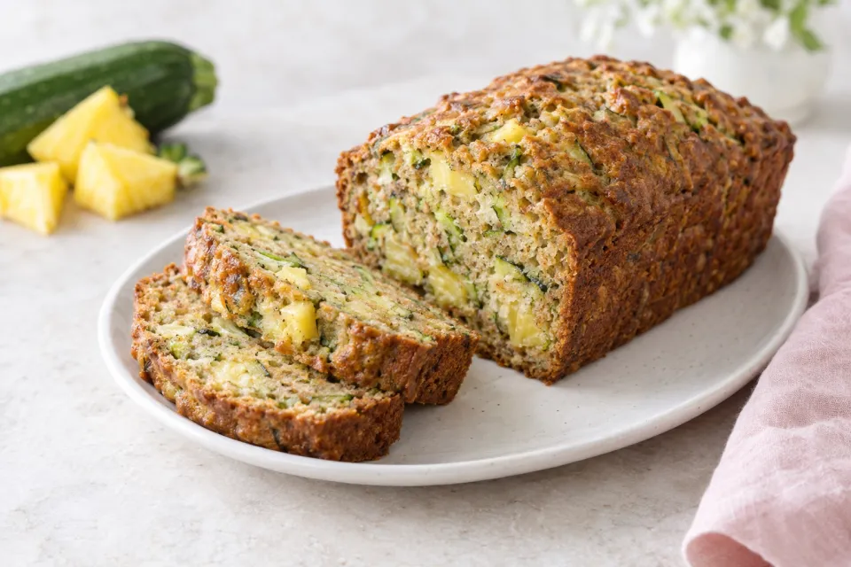 Zucchini Bread with Pineapple