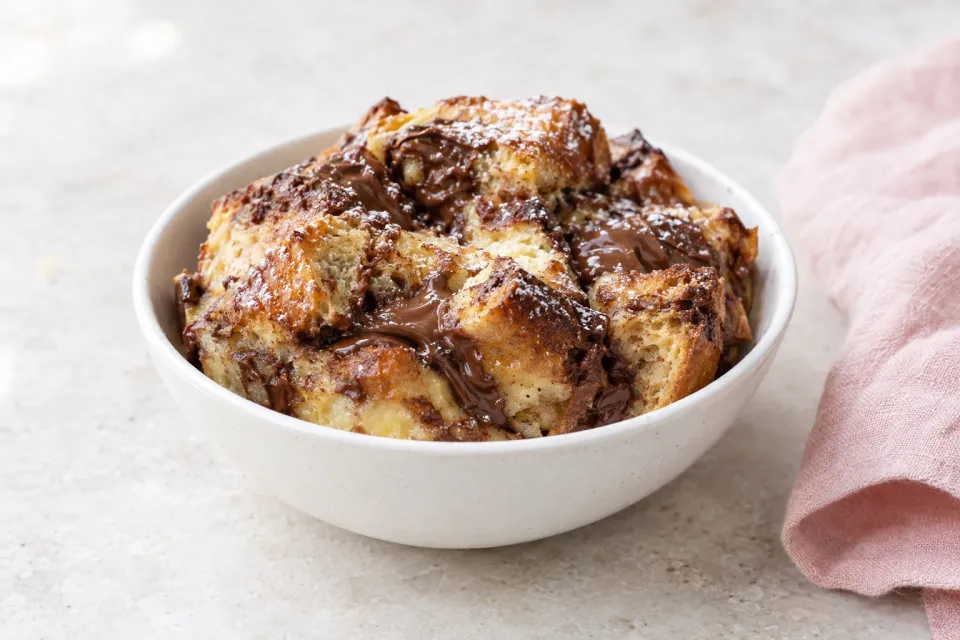 Nutella Bread Pudding