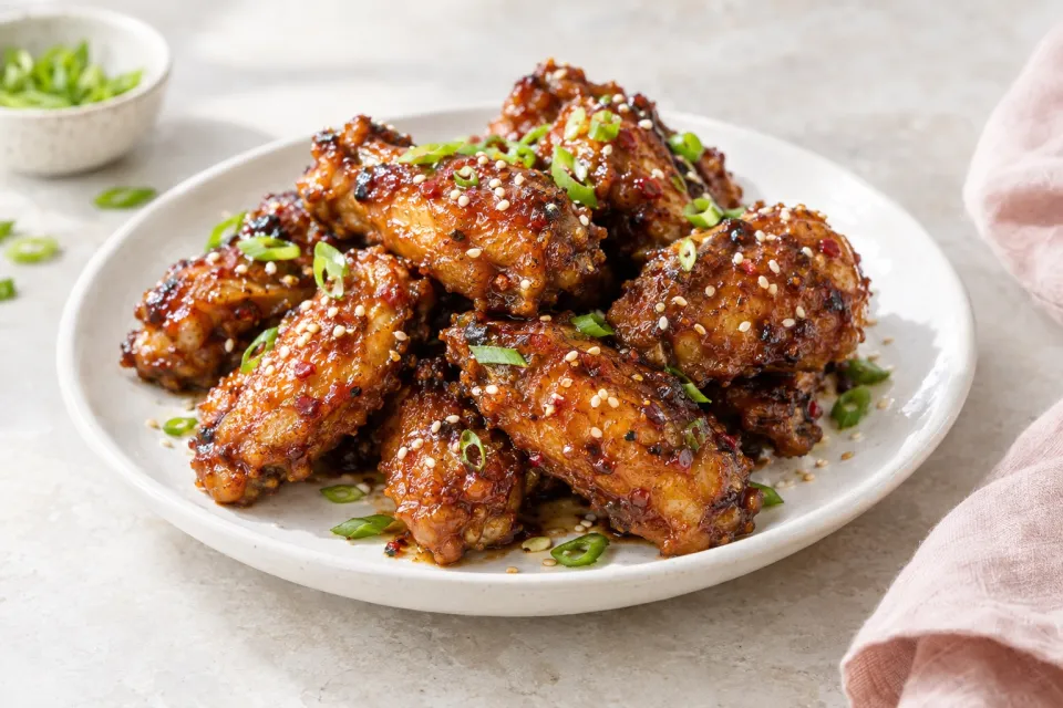 Sticky Asian Chicken Wings