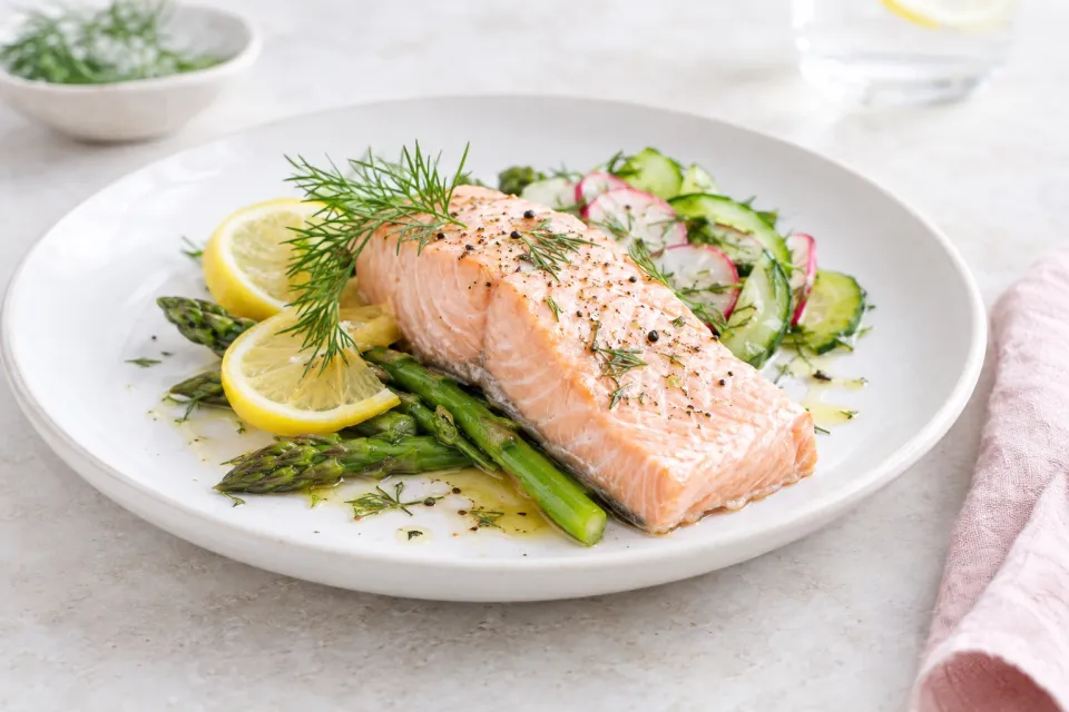 Poached Salmon