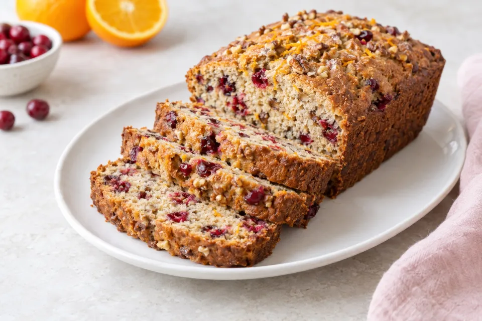 Cranberry Orange Nut Bread