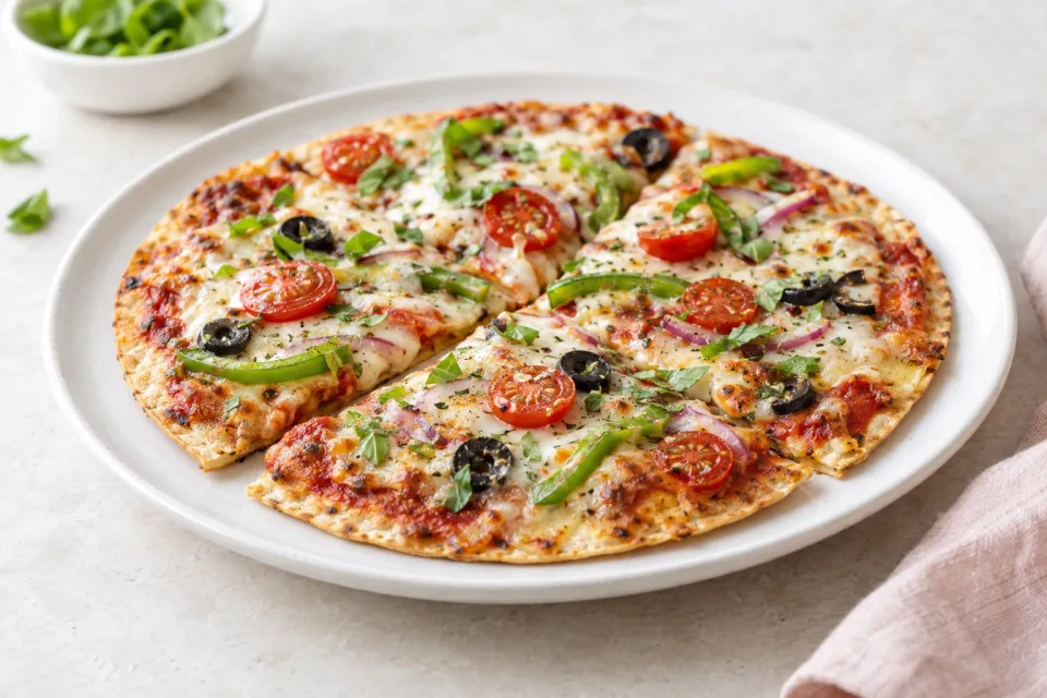 Skillet Tortilla Pizza