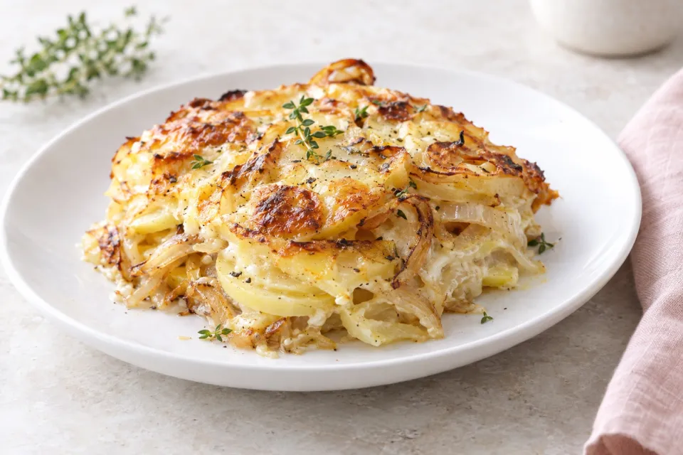 Onion Potato Gratin