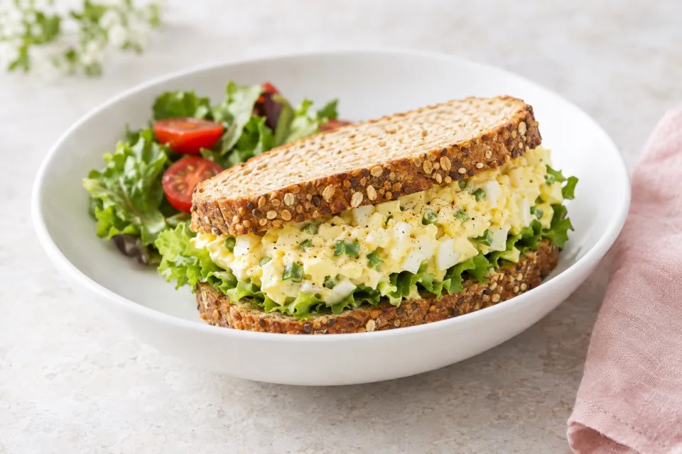 Quick and Easy Egg Salad Sandwich