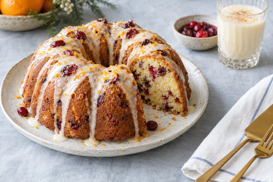 Eggnog Pound Cake