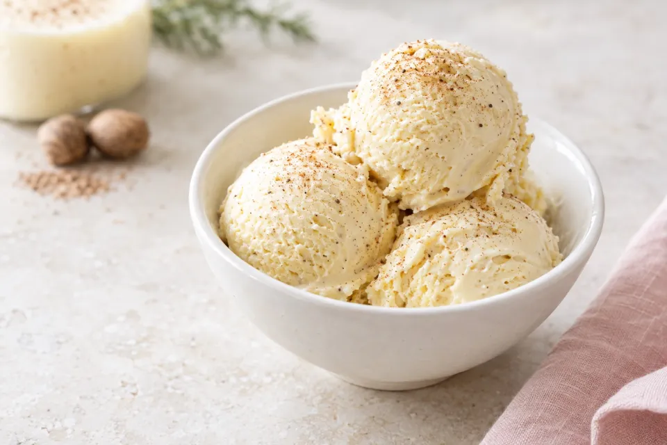 Eggnog Ice Cream