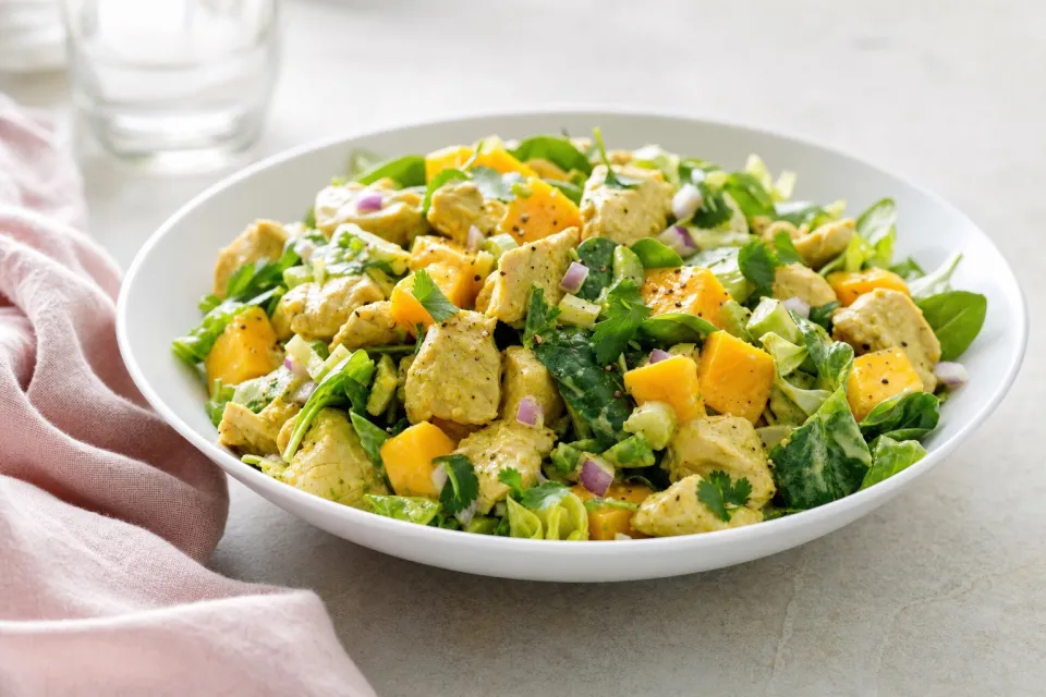 Curried Chicken Salad with Mango