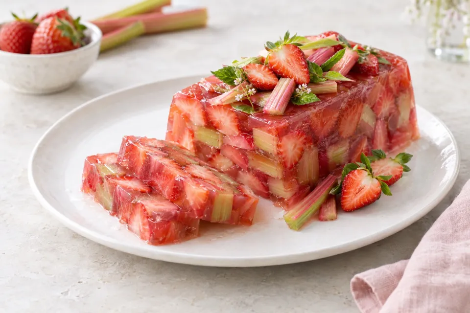 Strawberry Rhubarb Terrine