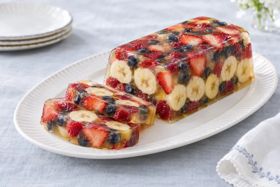 Berry and Banana Terrine