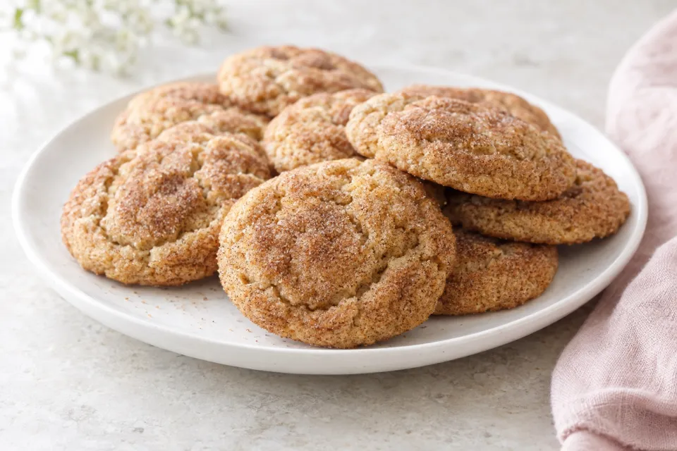 Cinnamon Snap Cookies