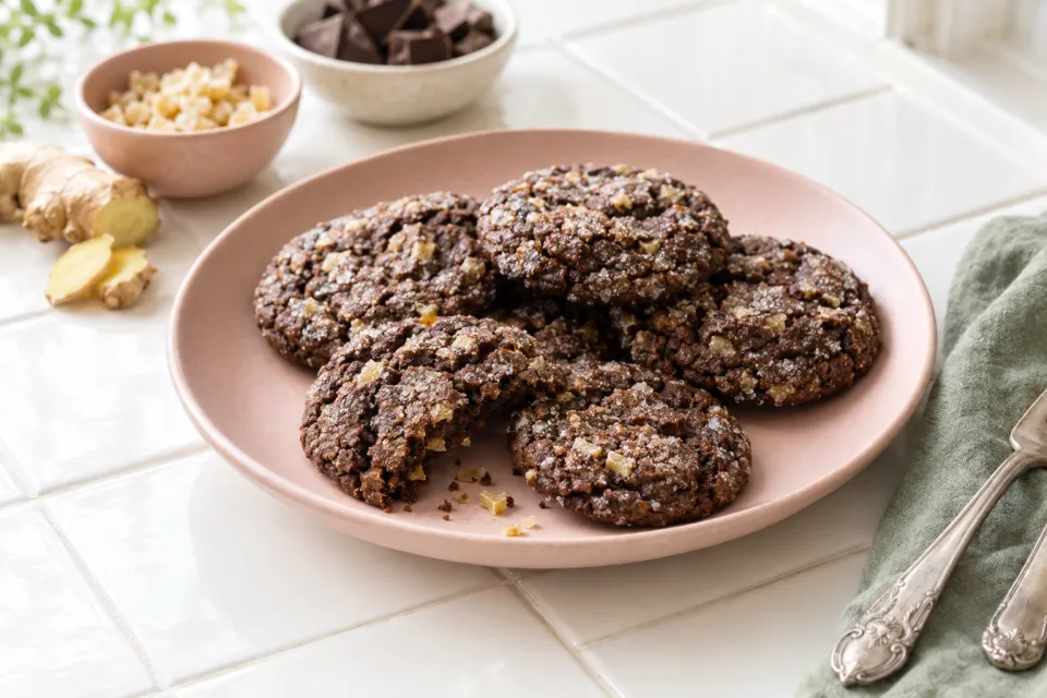 Chocolate Gingerbread Cookies