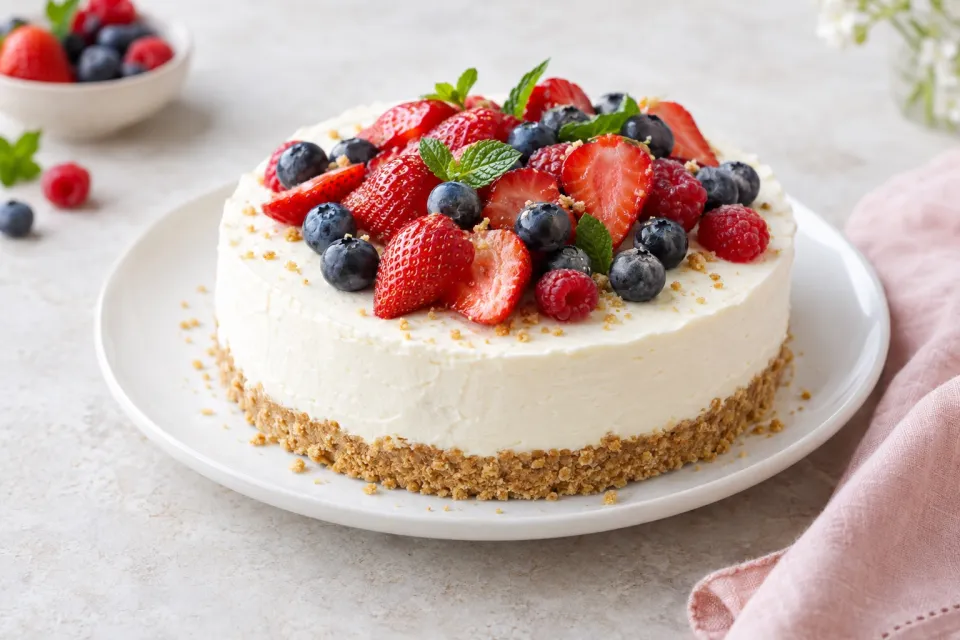 No-Bake Cheesecake