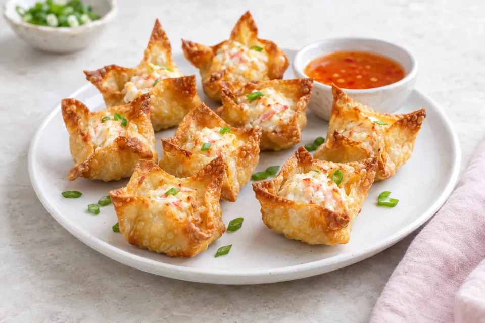 Air Fryer Crab Rangoon