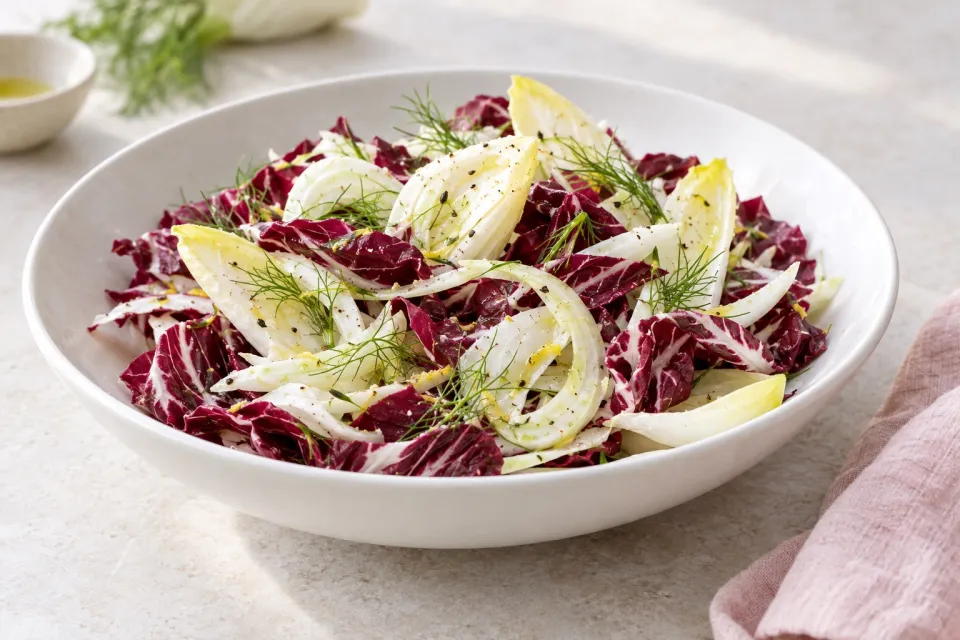 Fennel, Radicchio and Endive Salad