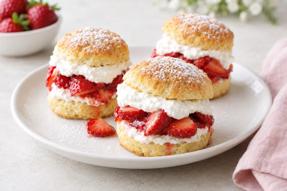 Strawberry Shortcake Sliders