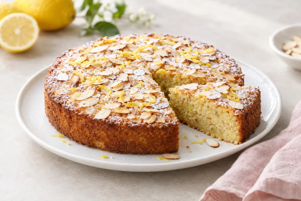 Flourless Lemon Almond Cake