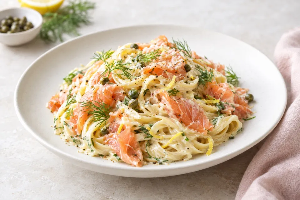 Smoked Salmon Pasta