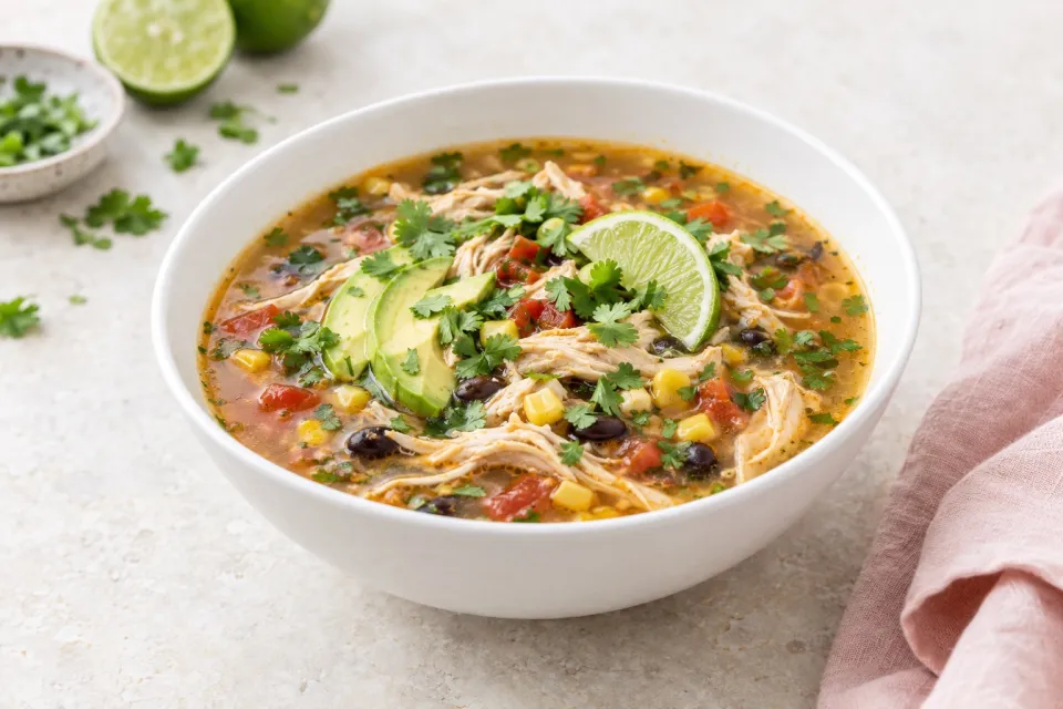 Mexican Chicken Lime Soup