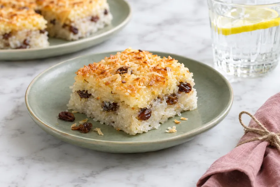 Coconut Sticky Rice Cake Recipe for Chinese New Year