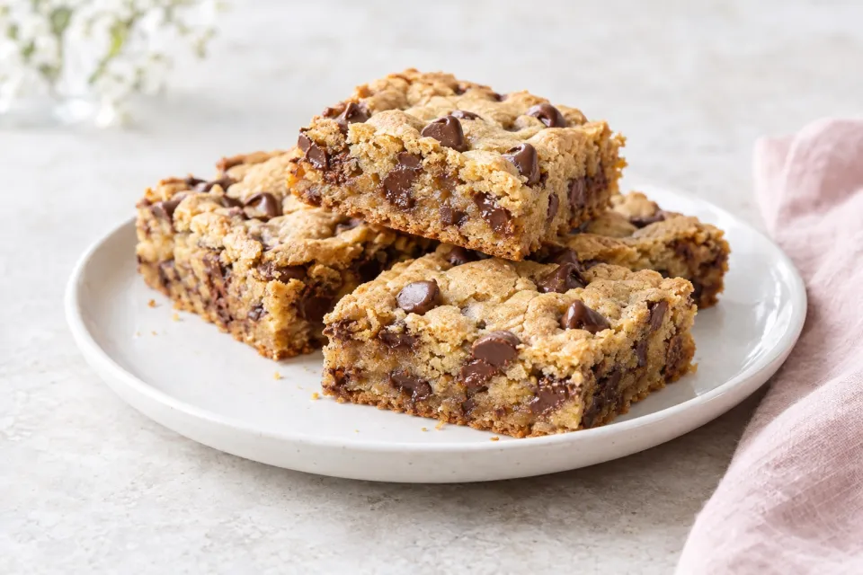 Chewy Chocolate Chip Cookie Bars